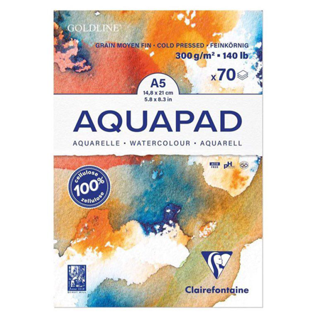 Clairefontaine Aquapad akvarellilehtiö 300 gr A5