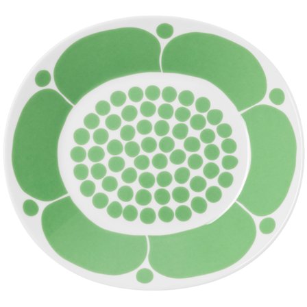 Arabia Sunnuntai Tallerken 25 cm, oval, grøn | KitchenOne