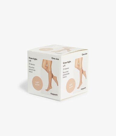 Kappahl | Knestrømpe Lysebrun 36/42 | Lysebrun
