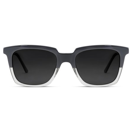 Occasus | Gafas de sol polarizadas de pasta en dos tonos de gris para hombres - Gafas de sol polarizadas