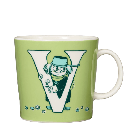 Arabia Muminmugg 40 cl ABC M Kök & matlagning Grön ONESIZE