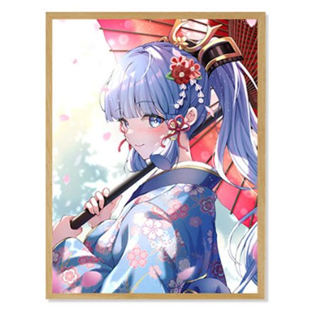 Genshin valomaalaus yövalo tunnelmallinen valaiseva makuuhuoneen yöpöydän ripustusmaalaus