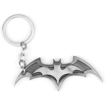 Nyckelring i metall med Batman-hänge