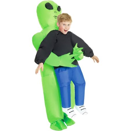 Oppustelig Alien-kostume til Halloween-fester og Cosplay-arrangementer [JUN]
