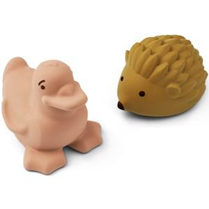 Liewood 2-Pack Tuscany Rose/Golden Caramel Henrik Bath Toys One Size - Water toys - One size - Pink
