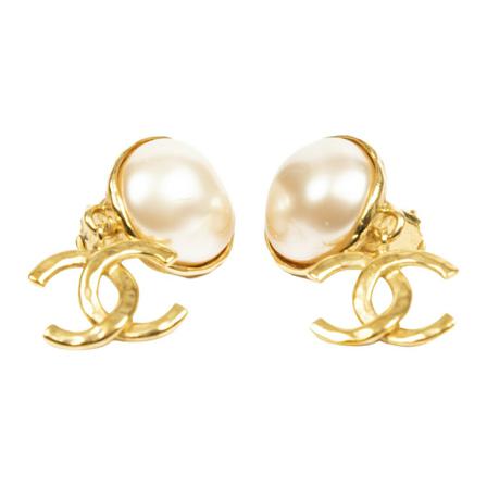 Chanel Vintage - Vintage Smycken - Vit - Dam - Storlek: One Size, Dam, Storlek: ONE SIZE