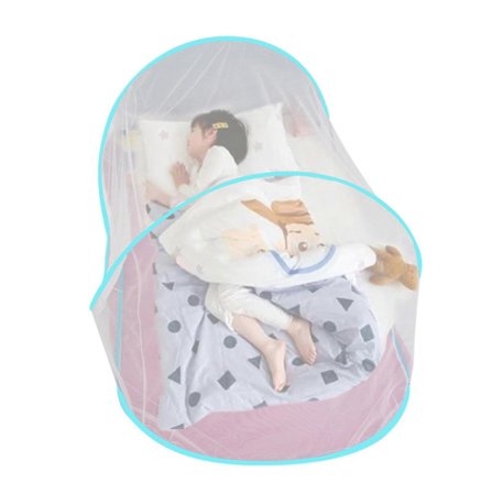 Gratis installasjon sammenleggbart myggnett pustende seng myggtelt lett bærbar netting