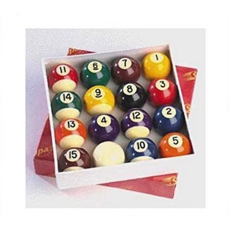 Carta Sport Stripes & Spots Biljardbollar (Förpackning om 16) 2in Multico