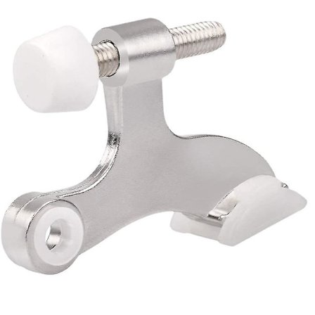 Väggskyddsanordning för tung belastning - Dörrstopp för väggmontering (silver) (1 st)