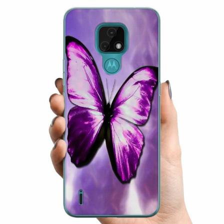 Motorola Moto E7 Tpu Mobilskal Fjäril