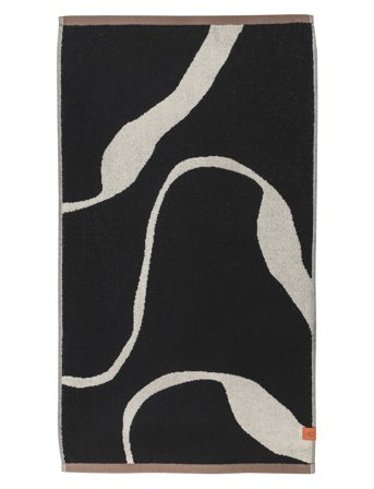 Mette Ditmer Nova Arte Bath Towel - Black - 70X133CM
