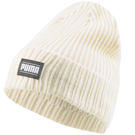 Mössar Puma Ribbed Classic Cuff Beanie Krämiga Produkt Av Avvikande Storlek
