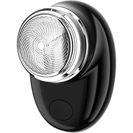 Elektrisk Rejsebarbermaskine til Mænd - Vandtæt USB Genopladelig Lommebarbermaskine, Kompakt Højtydende Trimmer til Hjemmebrug og Rejser, Våd/Tør 