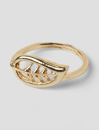 LMTD Nlfleafi Ring - Gold - ONE SIZE