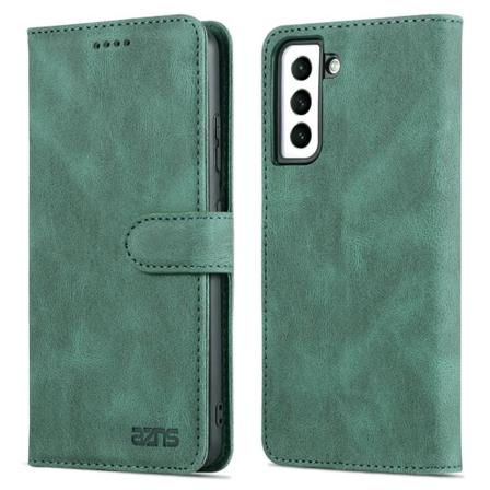 Azns Samsung Galaxy S22 Plus Fodral Retro Textur Grön