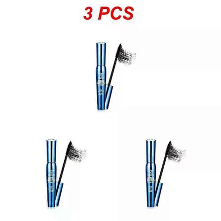 1-5 stk./parti Naturlig Krøllete Slank Mascara 3D Fiber Vipper Krem Vanntett Langvarig Øyesminke Svarte Øyevipper Kosmetikk