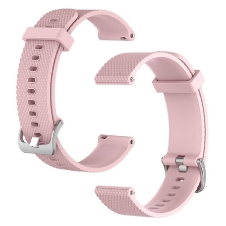20mm Universal simple silicone watch strap - Pink