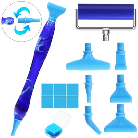 Harts Diamond painting Penna Point Drill Pennor MÖRKLILA Dark Purple