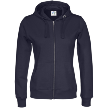 Huvtröja Zip Dam Cottover