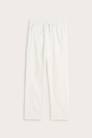 Kappahl | Spodnie z mieszanki lnu | Offwhite