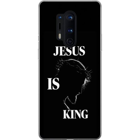 Kompatibelt Mobildeksel til OnePlus 8 Pro Fargerike kawaii-figurer stablet vertikalt på lilla bakgrunn med myke former og leken søt følelse