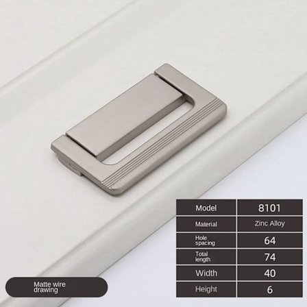 Platta möbelhandtag Skåpdörrknoppar FÄRG 7 FÄRG 7