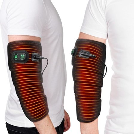 2025 Seneste Model Varmepude til Arm Håndled Albue Knæ Ankel Ben, Håndleds Varmepude med 4 Varmeindstillinger og 3 Timerindstillinger, Wrap Around 