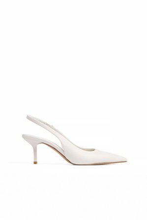 NA-KD Slingback-pumps - Nyårsskor - Vit - EU 41