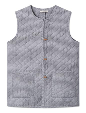 Lulu Vest - Blue Dawn Vests Quilted Vests Lila STUDIO FEDER