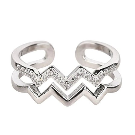 Till min dotter toppar och dalar Dubbla justerbara vågringar present