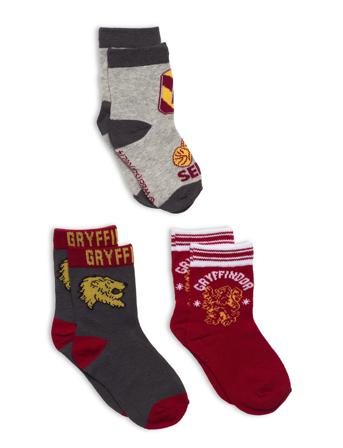 3 Pack Socks Patterned Harry Potter