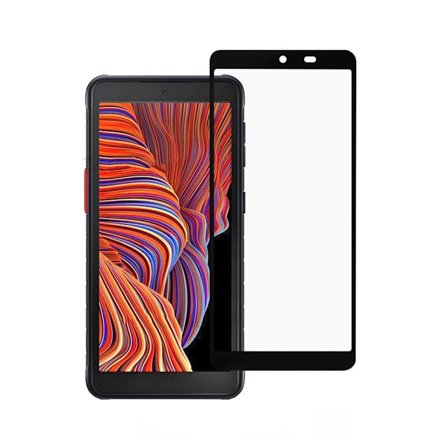 Skärmskydd Samsung Xcover 5 - Härdat Glas Svart