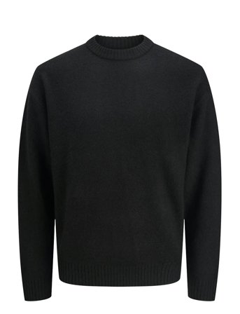 Jjesoho Ollie Knit Crew Neck Sn Black Jack & J S