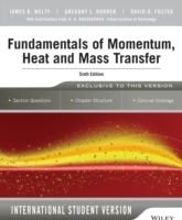 Fundamentals of Momentum, Heat and Mass Transfer, 6th Edition International, ISBN: 9781118808870