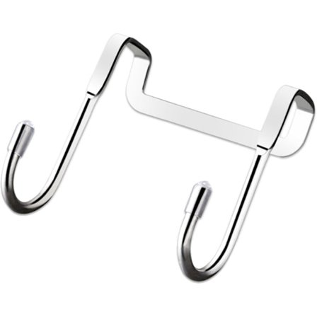 Rustfrit Stål Stempel-Fri Garderobe Dør Sømløs Tøj Krog Væg Tilbage Hængende Krog