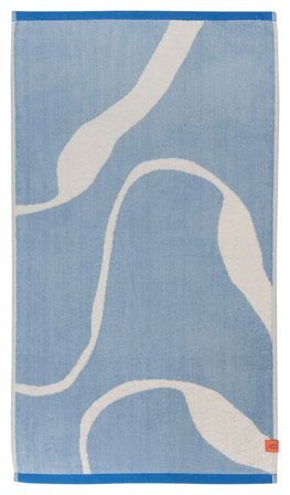 Mette Ditmer Bath Towel Light Blue / Off-White, Tøj & Bolig, Boligtekstiler, Håndklæder