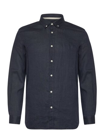 Core - Linen Shirt Ls Button-Down Navy Scotch & Soda