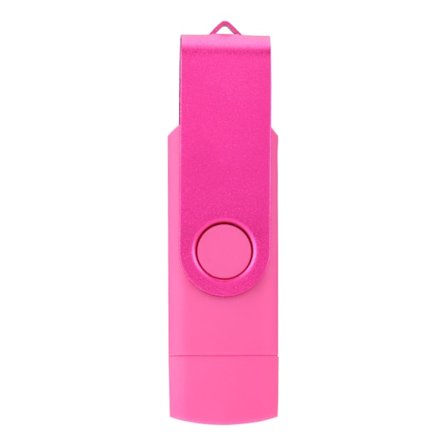 Rose Red Metal Rotation Portable USB Flash Drive High Speed U Disk Memory Stick (16G)