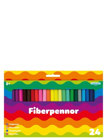 Kärnan | Fiberpennor 24-Pack | ONE SIZE