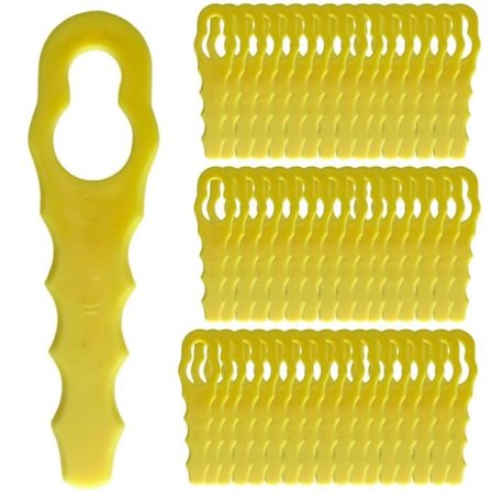 Reservblad - Phonillico - RAC155 RAC157 RAC158 - 50 stycken - Kompatibel med Ryobi - 6,7 cm