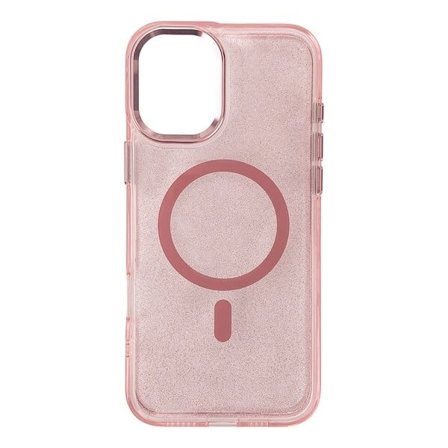 Glitterveske med MagSafe for Samsung Galaxy A16 5G - Rosa