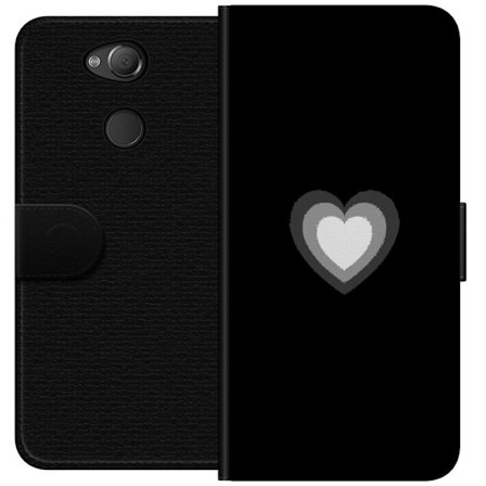 Kompatibelt Plånboksfodral till Sony Sony Xperia XA2 Soft Glow Heart