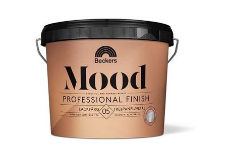 Beckers Lackfärg, Mood Pro Finish 05 helmatt, 3L, Vit, Färg & tapeter