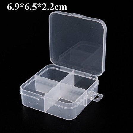 Oppbevaringsboks for smykkeperler 6,9X6,5X2,2CM5 5