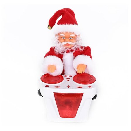 Elektronisk Jultomte som Spelar Intressanta Elektroniska Leksaker