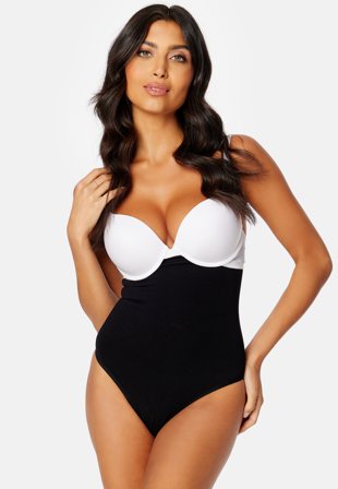 MAGIC Bodyfashion High Waist Comfort Thong Black Vaatteet