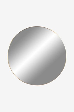 House Nordic - Spegel Tempa Ø80 cm - Mässing - Små speglar - Från Homeroom