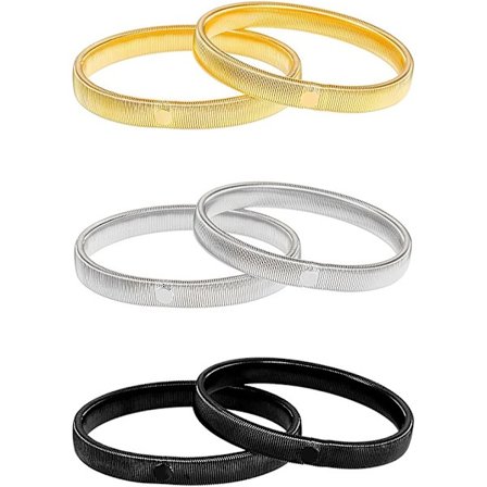 3 par ærmeholdere Anti-slip skjorteærmeholdere Stræk