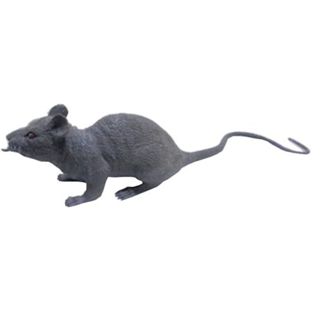 Super Iso Iso Tekohiiri Halloween PVC Väärennös Rotta Puku Uutuus Simulaatio Hiiri Malli Kauhea Prank Props Puolueen Hauskaa Puutarha L