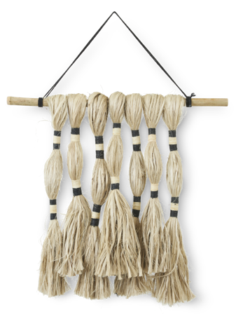 Jakobsdals Loom Veggdekor Jute 80x70